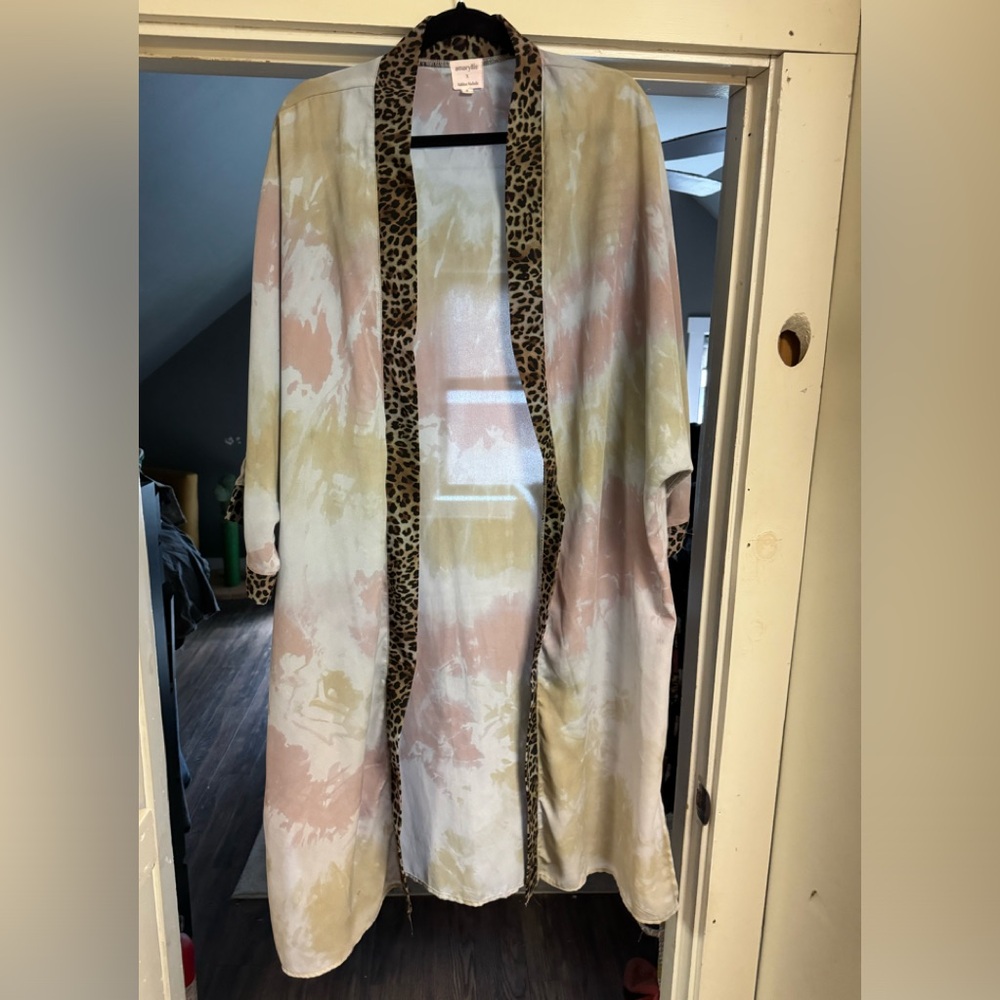 Amaryllis Kimono Tie Dye & Cheetah
